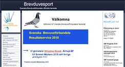 Desktop Screenshot of brevduvesport.net